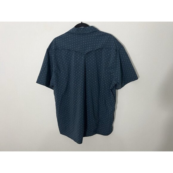 Howler Bros Open Country Tech Shirt Size XL Little Puddles Blue Short Sleeve - Picture 9 of 15